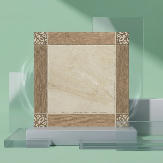 Тулуза мульти рельефный КГ 02 45х45 см керамогранит Gracia ceramica Tuluza natural PG 02 - 8шт 1.62м2