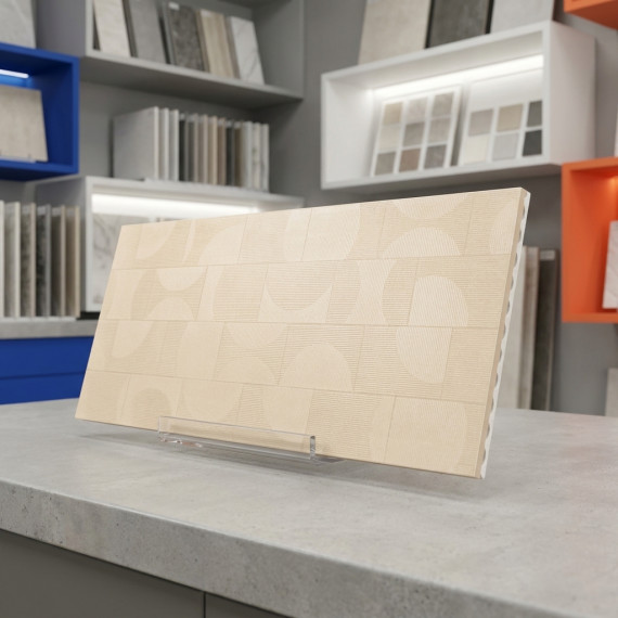 Белла светлый геометрия ОП 02 25х60 см керамическая плитка Gracia ceramica Bella light 02 - 8шт 1.2м2
