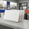Моно белый низ 03 керамическая плитка глянцевая светлая 30х60 см Gracia ceramica Mono white wall 03 - 8шт 1.44м2