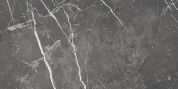 Марбл серая низ 02 керамическая плитка глянцевая темная 30х60 см Gracia ceramica Marble grey wall 02 - 8шт 1.44м2