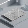 Лилит серый с рисунком ОП 03 25х40 см керамическая плитка рельефная Gracia ceramica сер низ 03 - 14шт 1.4м2
