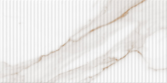 Каррара голд глянец низ 02 керамическая плитка с рисунком 30х60 см Gracia ceramica Carrara grey gold wall 08 - 8шт 1.44м2