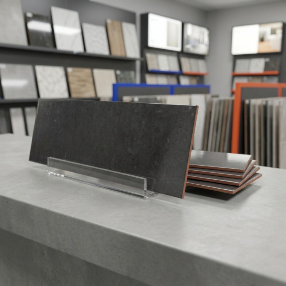 Сильвия темный глянцевая ОП 02 30х90 см керамическая плитка Gracia ceramica Silvia black 02 - 5шт 1.35м2