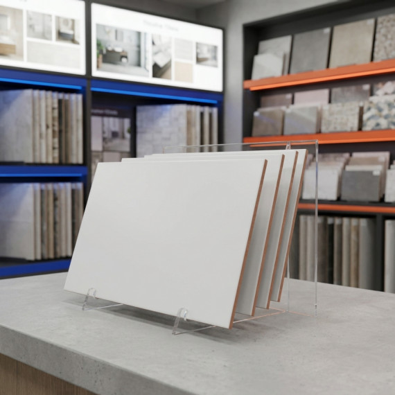 Блан белый ОП 01 30х50 см керамическая плитка матовая Gracia ceramica Blanc white 01 - 8шт 1.2м2