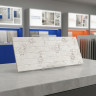 Бианка белый вставка 25х60 см декор керамический Gracia ceramica Bianca white decor - 1шт 0.15м2