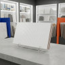 Спин белый ОП 03 25х40 см керамическая плитка рельефная Gracia ceramica низ 03 - 14шт 1.4м2